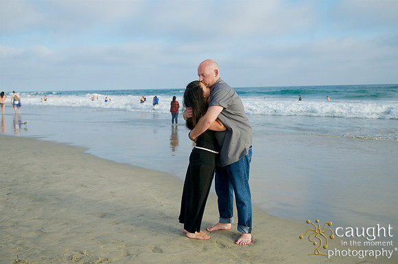 035 Sarah & Mick Romantic Engagement Photos in Huntington Beach