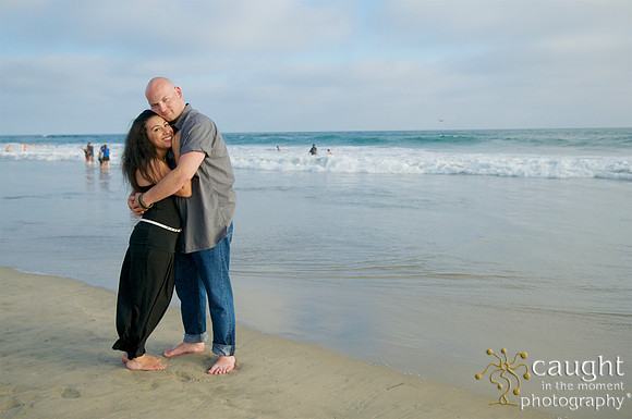 037 Sarah & Mick Romantic Engagement Photos in Huntington Beach