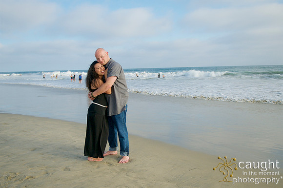 038 Sarah & Mick Romantic Engagement Photos in Huntington Beach