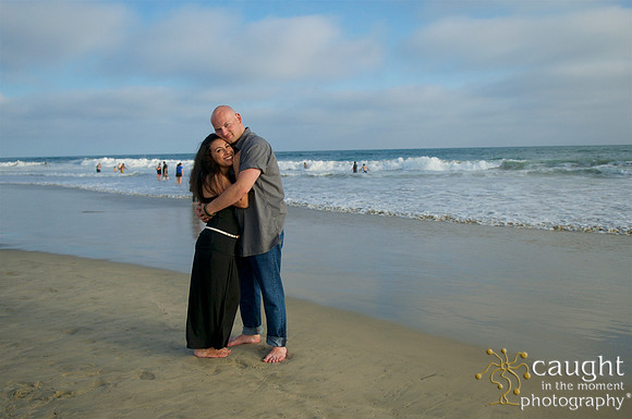 039 Sarah & Mick Romantic Engagement Photos in Huntington Beach