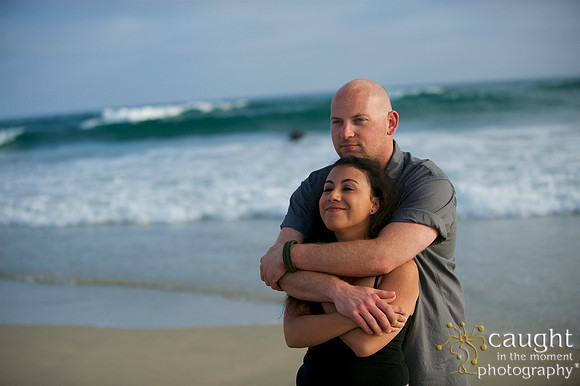 040 Sarah & Mick Romantic Engagement Photos in Huntington Beach