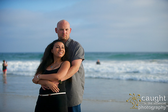 045 Sarah & Mick Romantic Engagement Photos in Huntington Beach