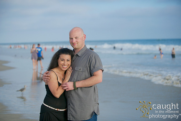 053 Sarah & Mick Romantic Engagement Photos in Huntington Beach