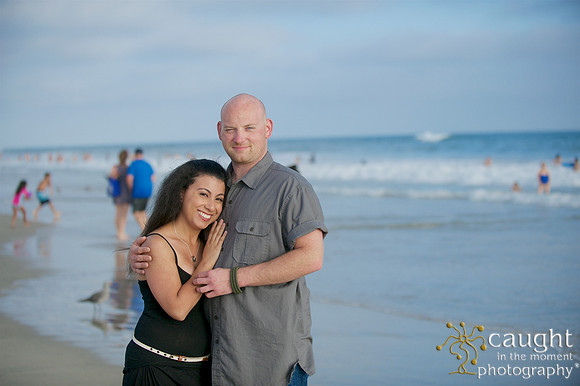 054 Sarah & Mick Romantic Engagement Photos in Huntington Beach