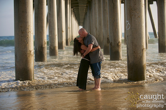 058 Sarah & Mick Romantic Engagement Photos in Huntington Beach