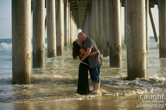059 Sarah & Mick Romantic Engagement Photos in Huntington Beach