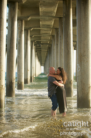 063 Sarah & Mick Romantic Engagement Photos in Huntington Beach