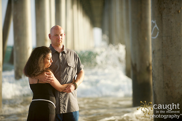 067 Sarah & Mick Romantic Engagement Photos in Huntington Beach