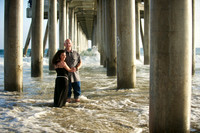 071 Sarah & Mick Romantic Engagement Photos in Huntington Beach