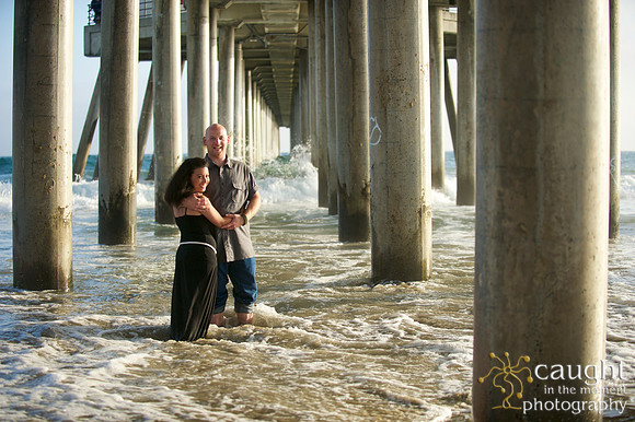 071 Sarah & Mick Romantic Engagement Photos in Huntington Beach