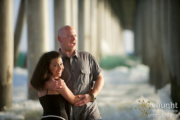 072 Sarah & Mick Romantic Engagement Photos in Huntington Beach