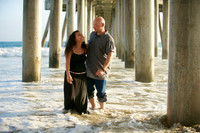 077 Sarah & Mick Romantic Engagement Photos in Huntington Beach