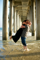 083 Sarah & Mick Romantic Engagement Photos in Huntington Beach