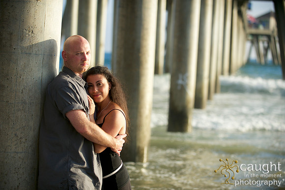 085 Sarah & Mick Romantic Engagement Photos in Huntington Beach