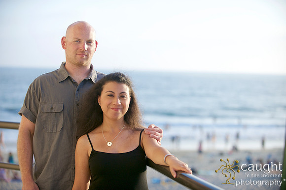 114 Sarah & Mick Romantic Engagement Photos in Huntington Beach