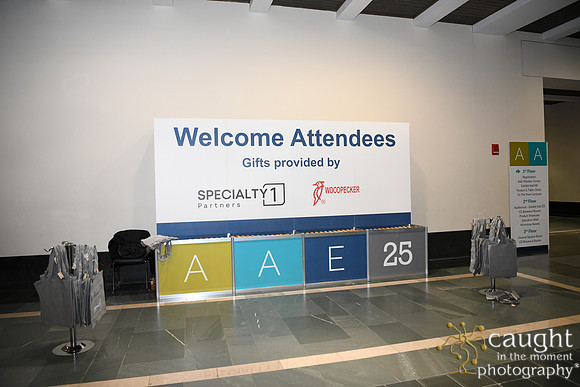 020 AAE 2025 in Boston - Registration & Signage