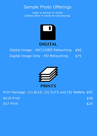 Sample Photo Offerings