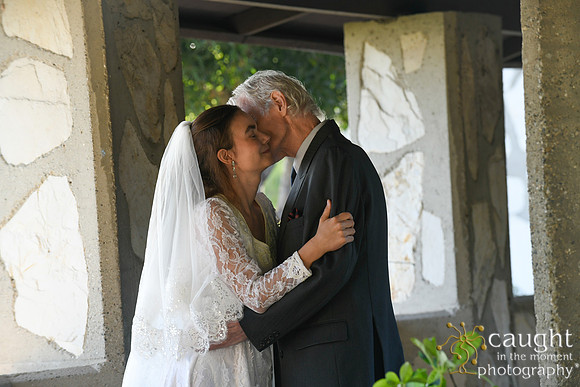 042 Fountain Wedding at Wayfarers Chapel