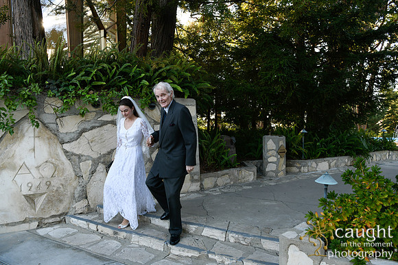 013 Fountain Wedding at Wayfarers Chapel