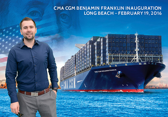 025 CMA CGM Benjamin Franklin Inauguration