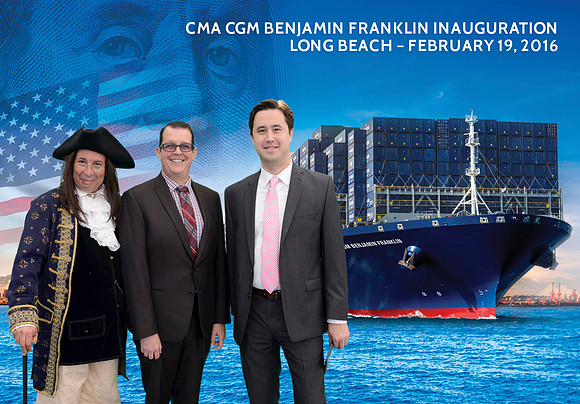 039 CMA CGM Benjamin Franklin Inauguration