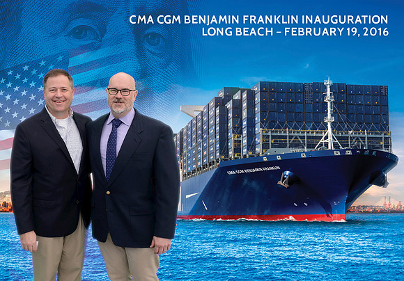 003 CMA CGM Benjamin Franklin Inauguration