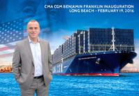 005 CMA CGM Benjamin Franklin Inauguration