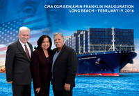 002 CMA CGM Benjamin Franklin Inauguration