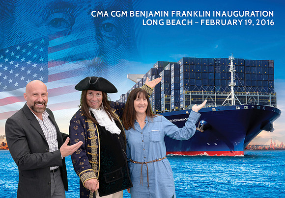 045 CMA CGM Benjamin Franklin Inauguration