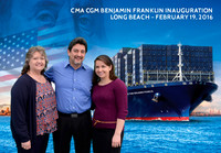 019 CMA CGM Benjamin Franklin Inauguration