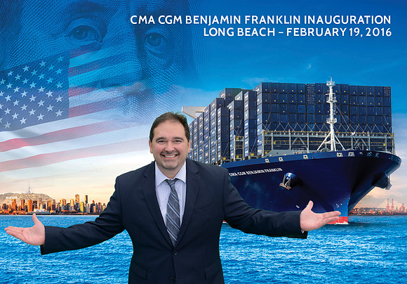 026 CMA CGM Benjamin Franklin Inauguration