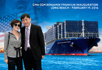 016 CMA CGM Benjamin Franklin Inauguration