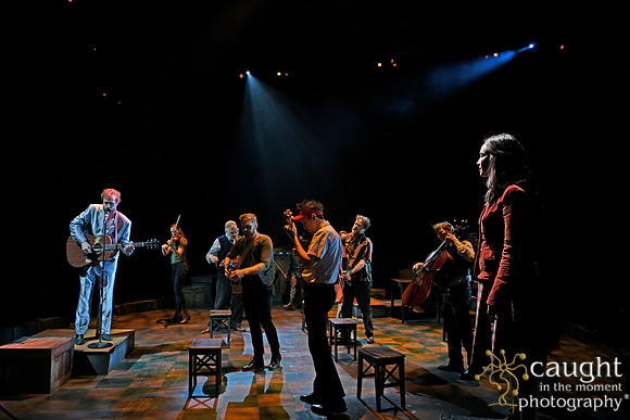 TOM FRANK as Guy and AURORA FLORENCE as Girl and THE CAST of ONCE - Caught in the Moment Photography