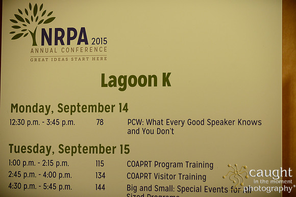 807 NRPA 2015 Education Sessions
