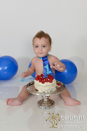 043 Liam Wacker 1st Birthday Portraits and Cake Smash