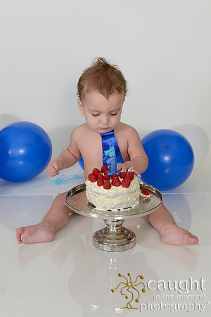 046 Liam Wacker 1st Birthday Portraits and Cake Smash