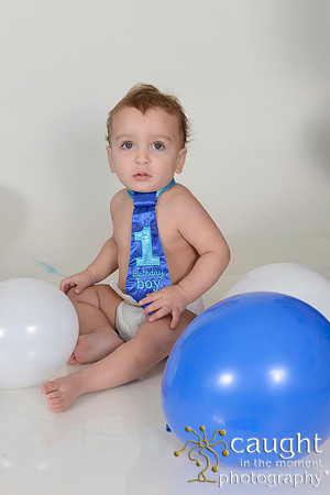 035 Liam Wacker 1st Birthday Portraits and Cake Smash