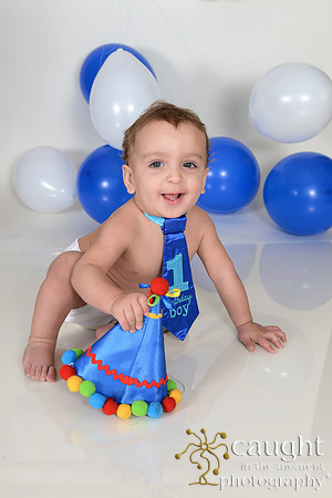 029 Liam Wacker 1st Birthday Portraits and Cake Smash