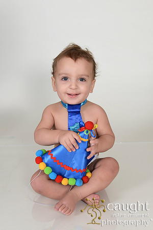 027 Liam Wacker 1st Birthday Portraits and Cake Smash