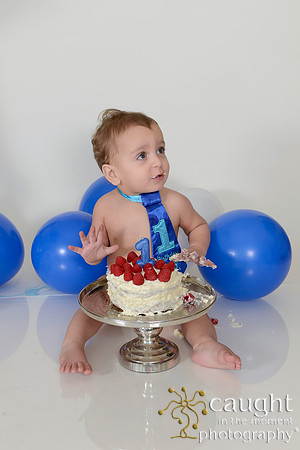 051 Liam Wacker 1st Birthday Portraits and Cake Smash