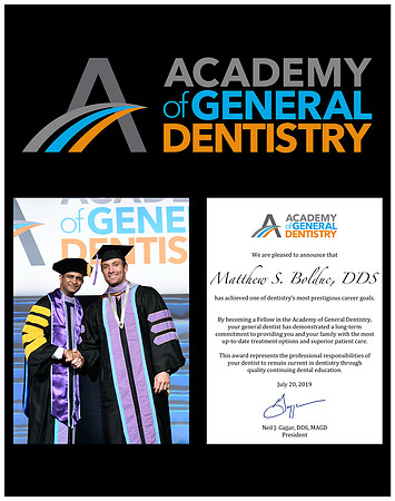 11x14 Black Lacquer for F-Matthew S. Bolduc, DDS 594-STAGE