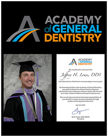 11x14 Black Lacquer for F-Jeffrey H. Lowe, DDS 766-STUDIO
