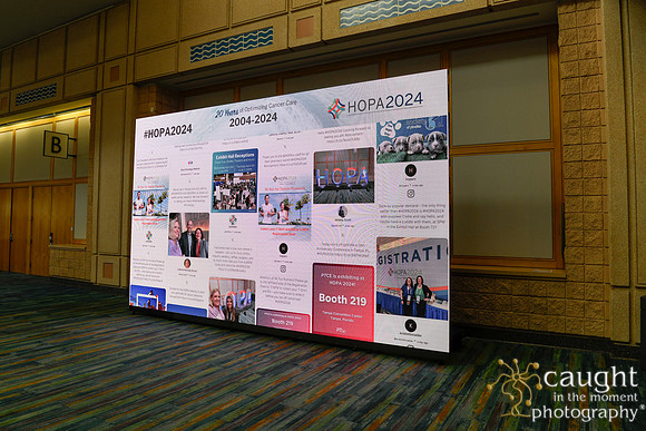 040 HOPA 2024 Conference in Tampa - Registration and Signage