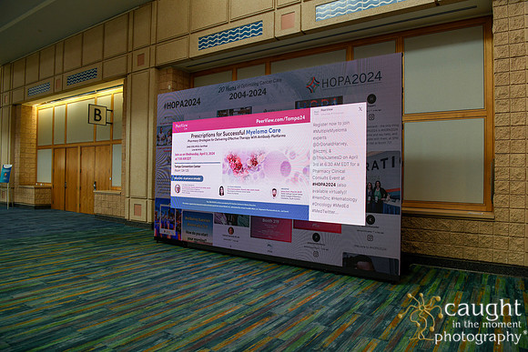 041 HOPA 2024 Conference in Tampa - Registration and Signage