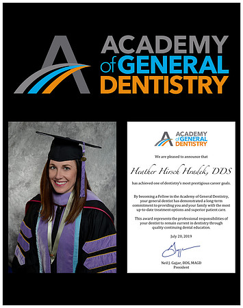 11x14 Black Lacquer for F-Heather Hirsch Hradek, DDS 535-STUDIO