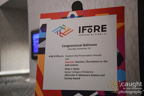 921 IFoRE 2024 Washington DC-Hotez Keynote and Student Oral Presentation Awards