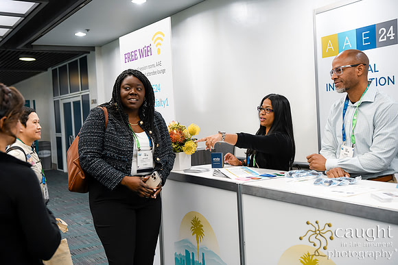 063 AAE 2024 in Los Angeles - Registration & Signage
