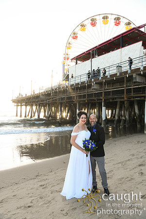 116 Martinelli Wedding at Santa Monica Pier