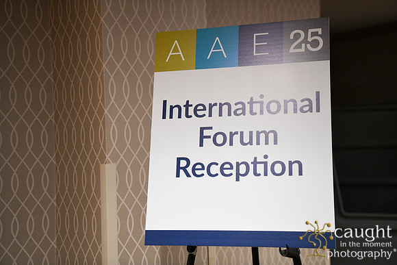 1314 AAE 2025 in Boston - International Forum & Reception