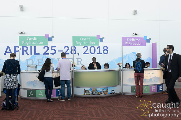 027 AAE 2018 in Denver-Registration & Signage